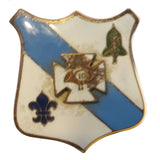 1930s U.S. Army 10th Infantry New York National Guard (NYNG) Screwback Lapel Pin