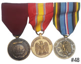 US Military Ribbon Racks & Medals (Used in Displays) - Previously Owned