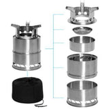 Rothco Stainless Steel Portable Camping / Backpacking Stove  (1519)