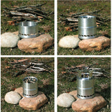 Rothco Stainless Steel Portable Camping / Backpacking Stove  (1519)