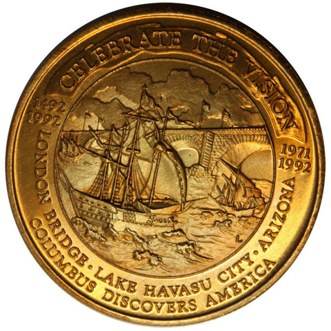 SALE 1992 London Bridge Rotary Club Commemorative Coin