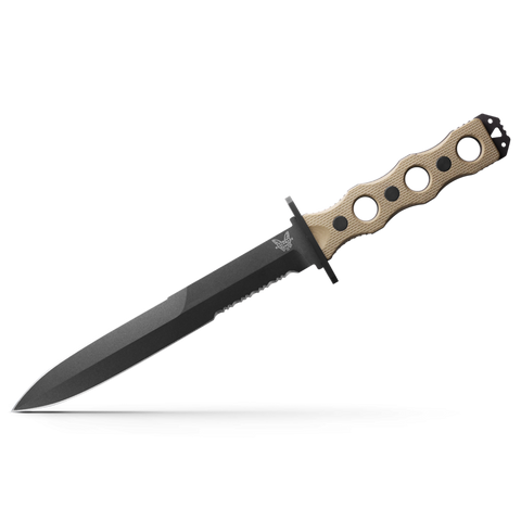 Knife - Benchmade SOCP Fixed Blade Desert Tan (185SBK-1)
