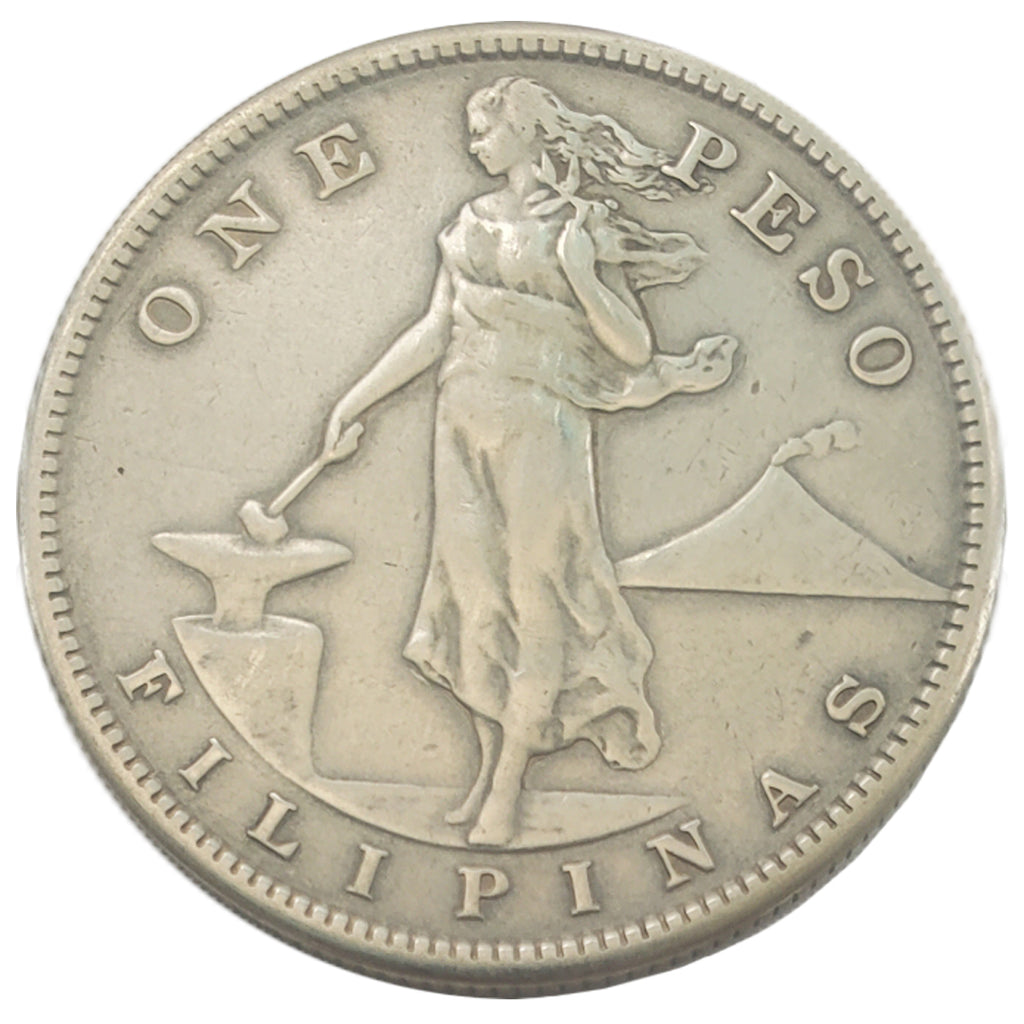 1908-S U.S. One Peso Filipinas -Silver (7861) – Hahn's World