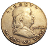1949-S D-Franklin Half Dollar (7842)