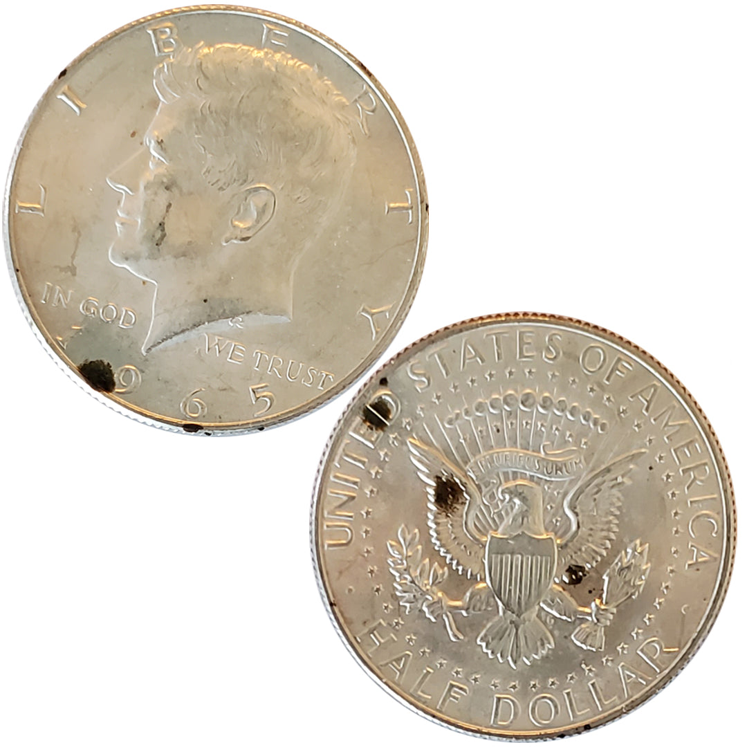 1965年製silver toneシルバートーン1448Amp in Case 1965 P Silver Kennedy Half Dollar Coin (8074) – Hahn's World of