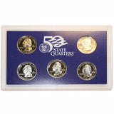 SALE 2002 S U.S. Mint Quarters Proof Set