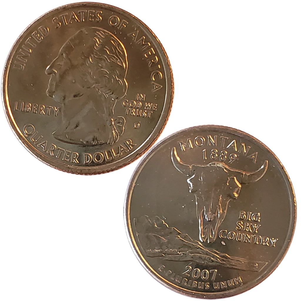 2007 D & P Montana Quarter Coins (8068) – Hahn's World of Surplus