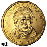 2008-D & P President 1829-1837 Andrew Jackson $1 Coin (7890)