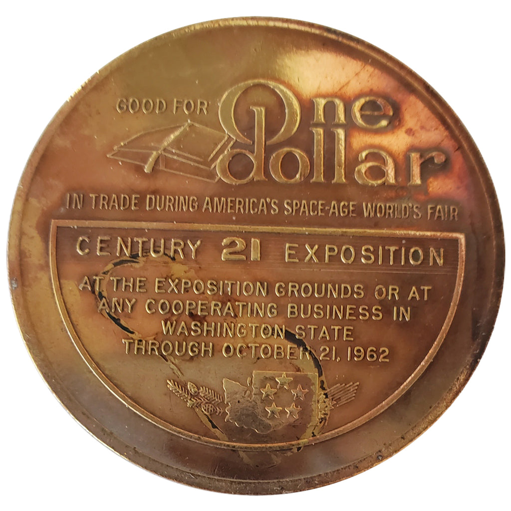 1962 1-Dollar - America's Space Age World's Fair Seattle