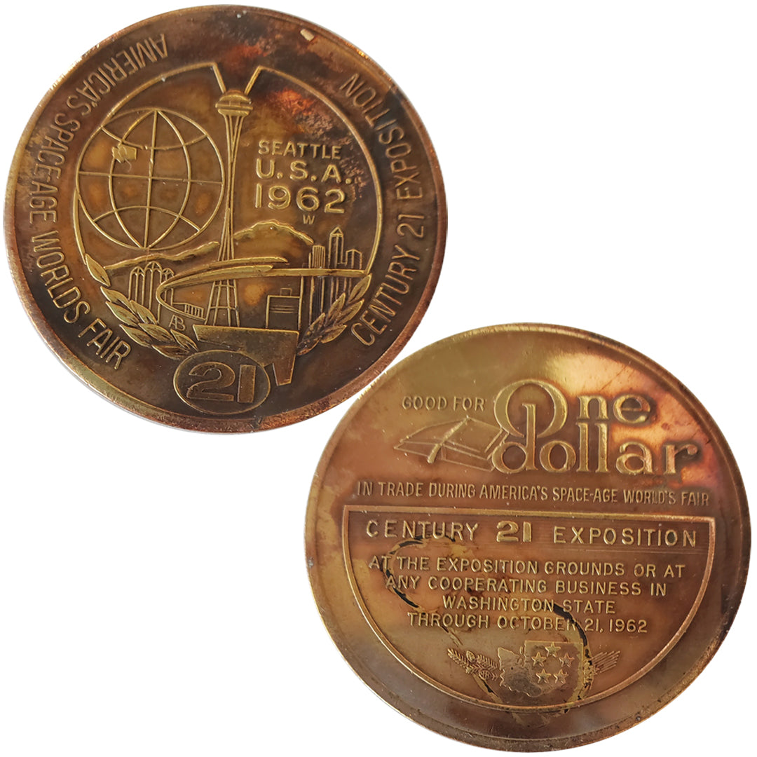 1962 1-Dollar - America's Space Age World's Fair Seattle
