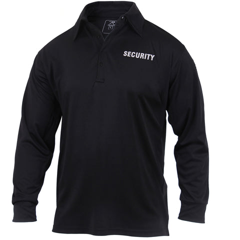 Polo - Moisture Wicking Security - Long Sleeve