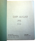 SALE 1970 Original Script #6323 Dan August "Trackdown"