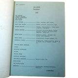 SALE 1970 Original Script #6323 Dan August "Trackdown"