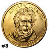 2008-D & P President 1829-1837 Andrew Jackson $1 Coin (7890)