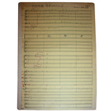 SALE Original Handwritten Music Score (Performing Notes)- Aquarius (350)