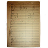 SALE Original Handwritten Music Score (Performing Notes)- Irving Berlin Medley (352)