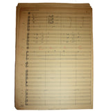 SALE Original Handwritten Music Score (Performing Notes)- Irving Berlin Medley (352)