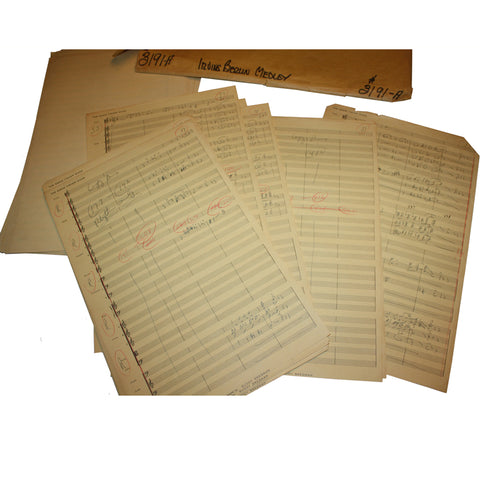 SALE Original Handwritten Music Score (Performing Notes)- Irving Berlin Medley (352)