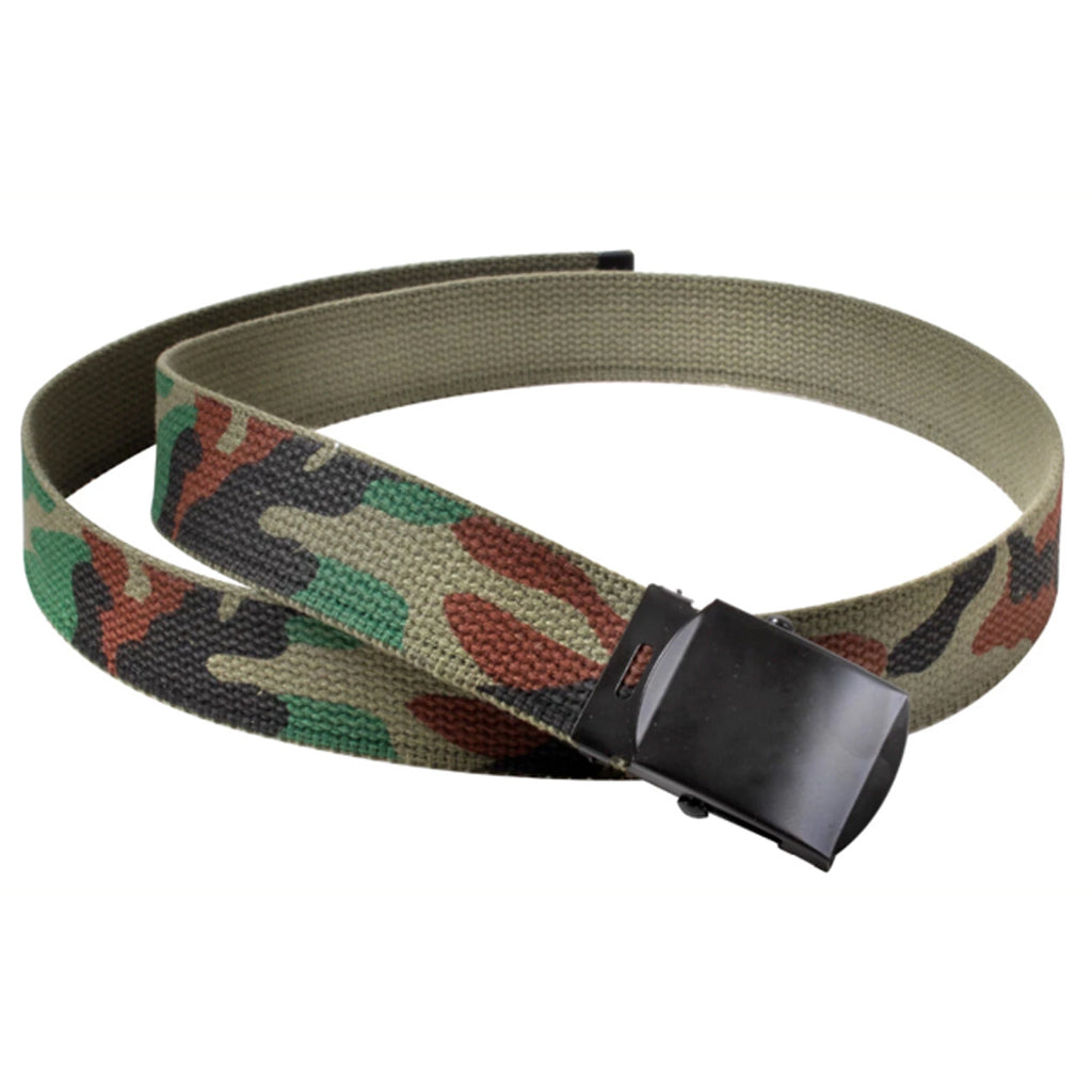 Belt 1.25 Web Black or Olive Drab Belt & Buckle