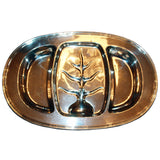 SALE Old London Reed & Barton Silver Plated Tree Well Platter
