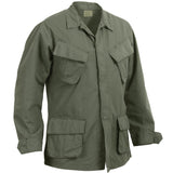 Shirt - Vintage Vietnam Fatigue Rip-Stop - OD, Tiger Stripe
