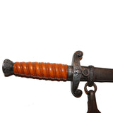 SALE Rare WW2 Alcoso German Army Officer Dagger - Scabbard & Hanger