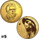 2008-D & P President 1829-1837 Andrew Jackson $1 Coin (7890)