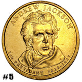 2008-D & P President 1829-1837 Andrew Jackson $1 Coin (7890)