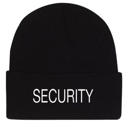 Beanie - Embroidered Watch Cap - Security