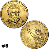 2008-D & P President 1829-1837 Andrew Jackson $1 Coin (7890)