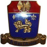 WWII US Army 197th Coastal Artillery Regiment Unit DI DUI Insignia