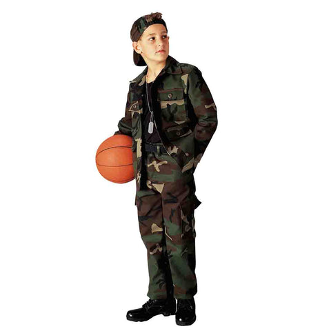 Kids Pants - BDU Woodland