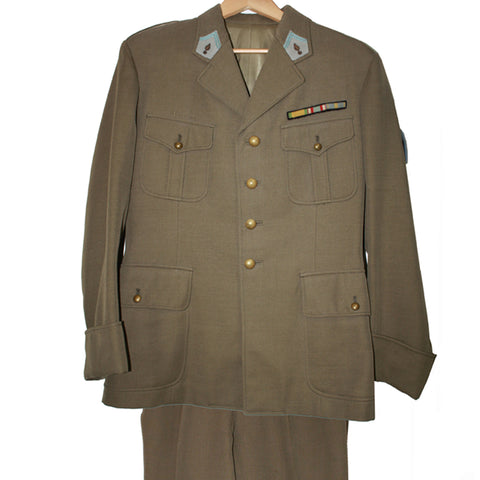 SALE Vintage French Foreign Legion Dress Tunic & Pants - Tan