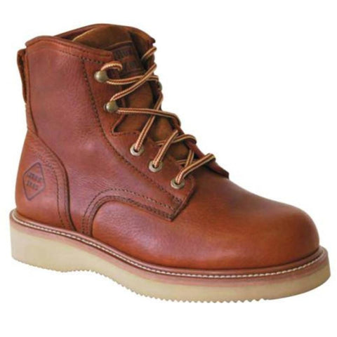 Work Zone Boot - 6" Wedge Leather Work - Brown (N681)