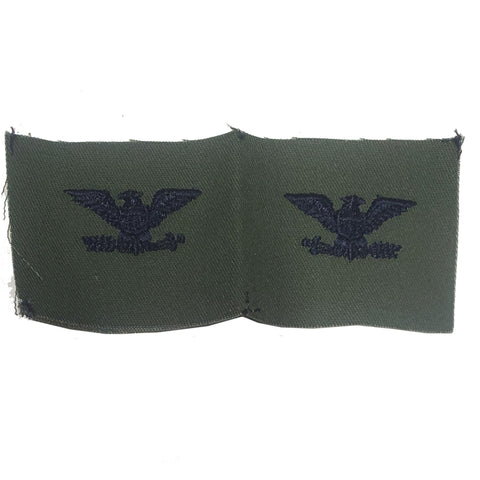 Patch - Air Force Embroidered Rank: Colonel- Subdued Fatigue (Sew On)