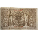 SALE Vintage Pre WWI  Reichsbanknote 1000 Mark 21st April 1910