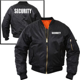 Jacket - "Security" MA-1 Flight  (7357)