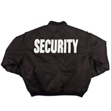 Jacket - "Security" MA-1 Flight  (7357)