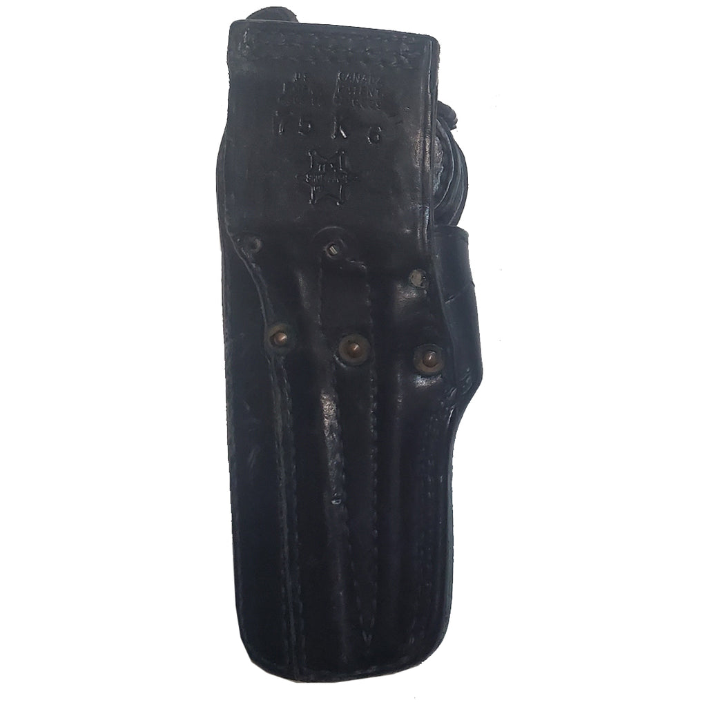 TEX SHOEMAKER ショットシェルポウチ Vintage Holster - Tex Shoemaker Leather - Basket Weave Black
