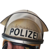 Vintage Polizei Riot Helmet Suckow Polizeiobermeister