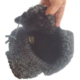 Soviet Black Ushanka Cap - Leather