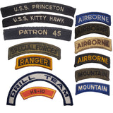 Patch - Military Tabs - Sew On (7820)