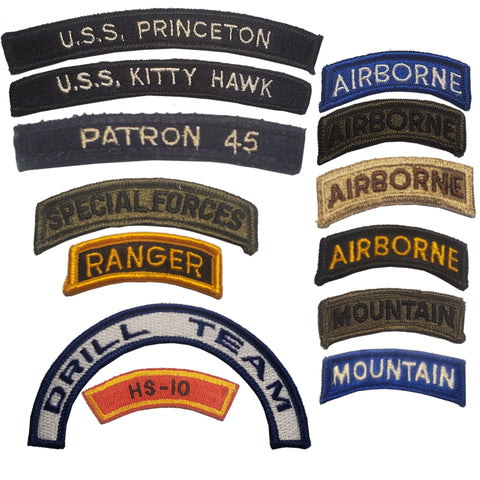 Patch - Military Tabs - Sew On (7820)