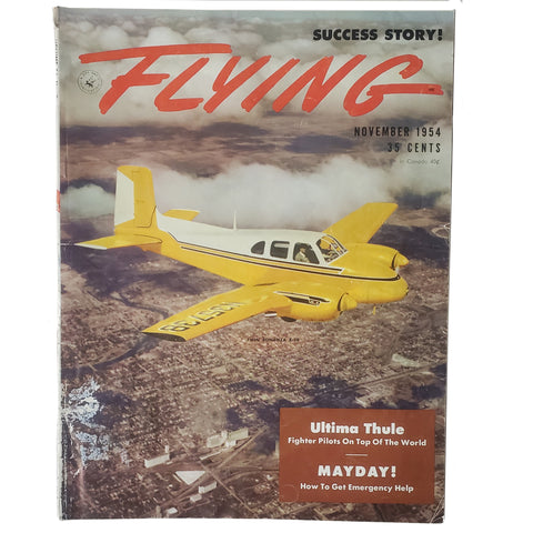 Vintage Flying Mag Nov-1954- Ultima Thule & Mayday!