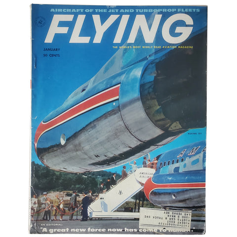 Vintage Flying Mag JAN-1959- A Great New Force Now...