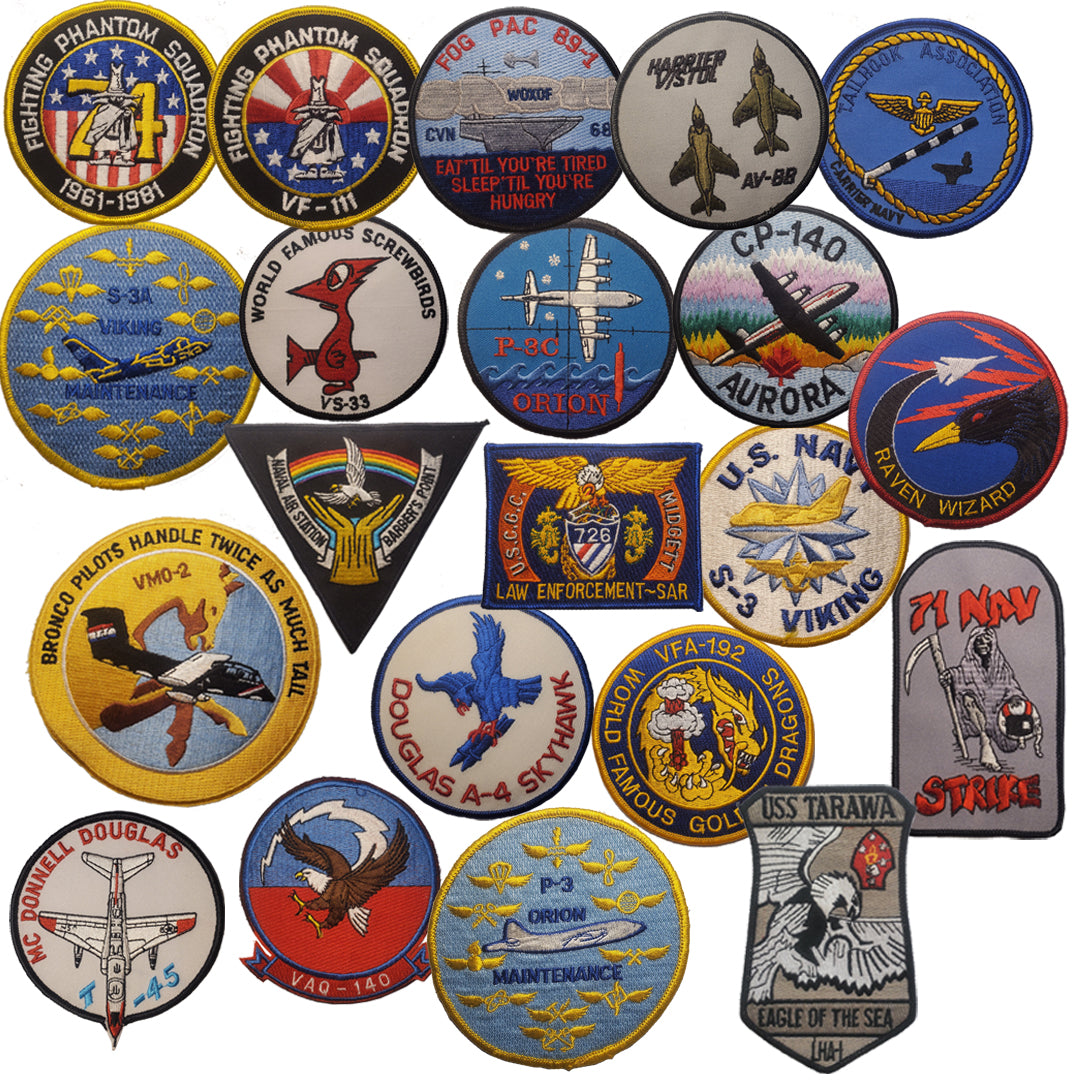 USAF/USMC/USCG/USN. Military Misc. Sew On Patches (7910) – Hahn's