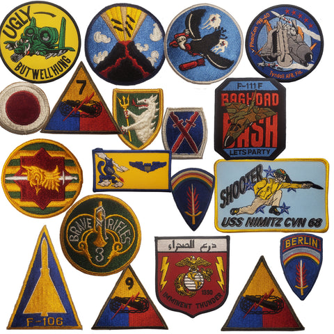 Patch - USAF/USMC/USAMM/USN Military Misc. - Sew On (7919)