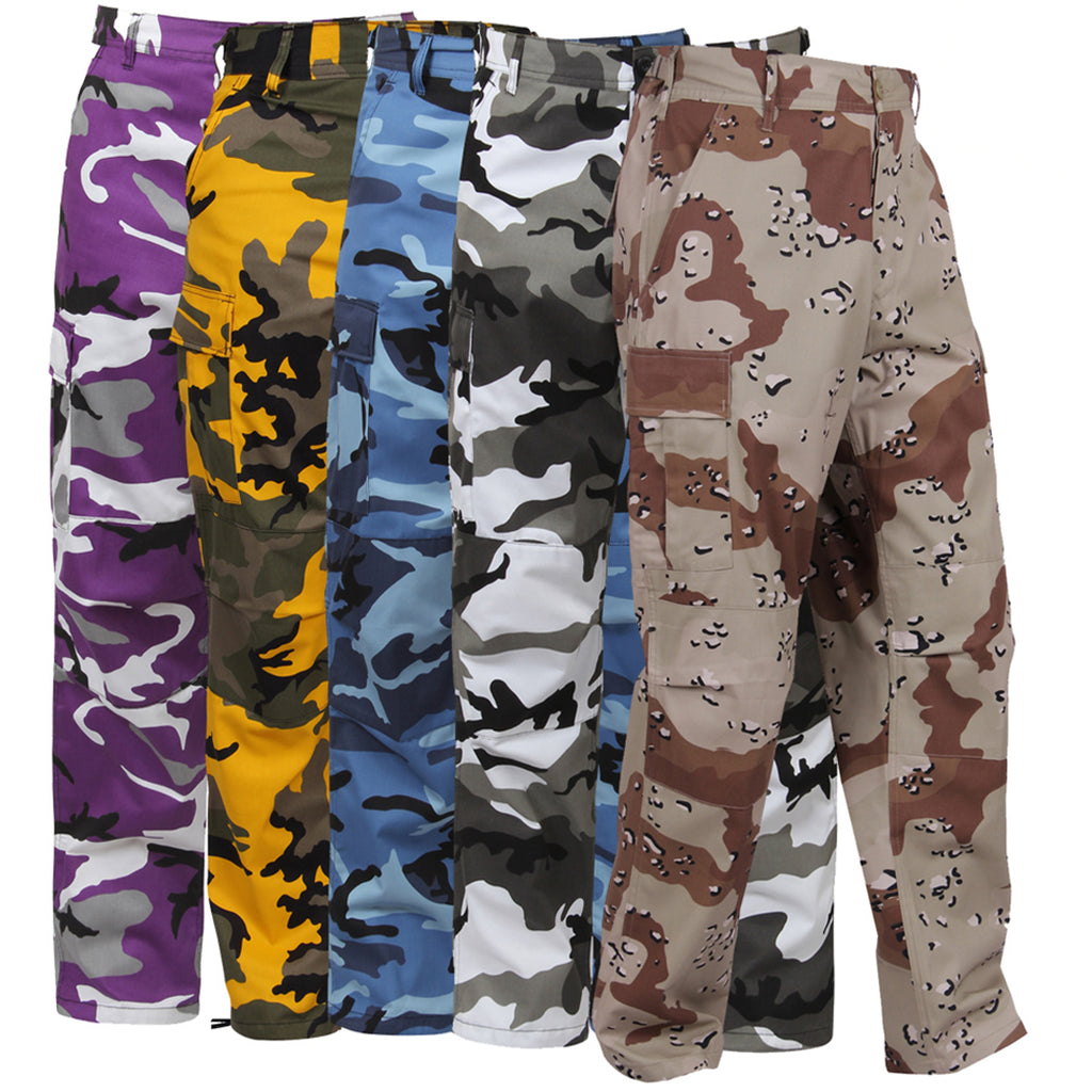 Rothco Camo BDU Pants, MultiCam - Small : : Clothing