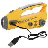 Rothco Solar/Wind Up Flashlight with Radio