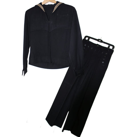SALE Vintage WWII US Navy Jumper & Pants - Tag on Pants